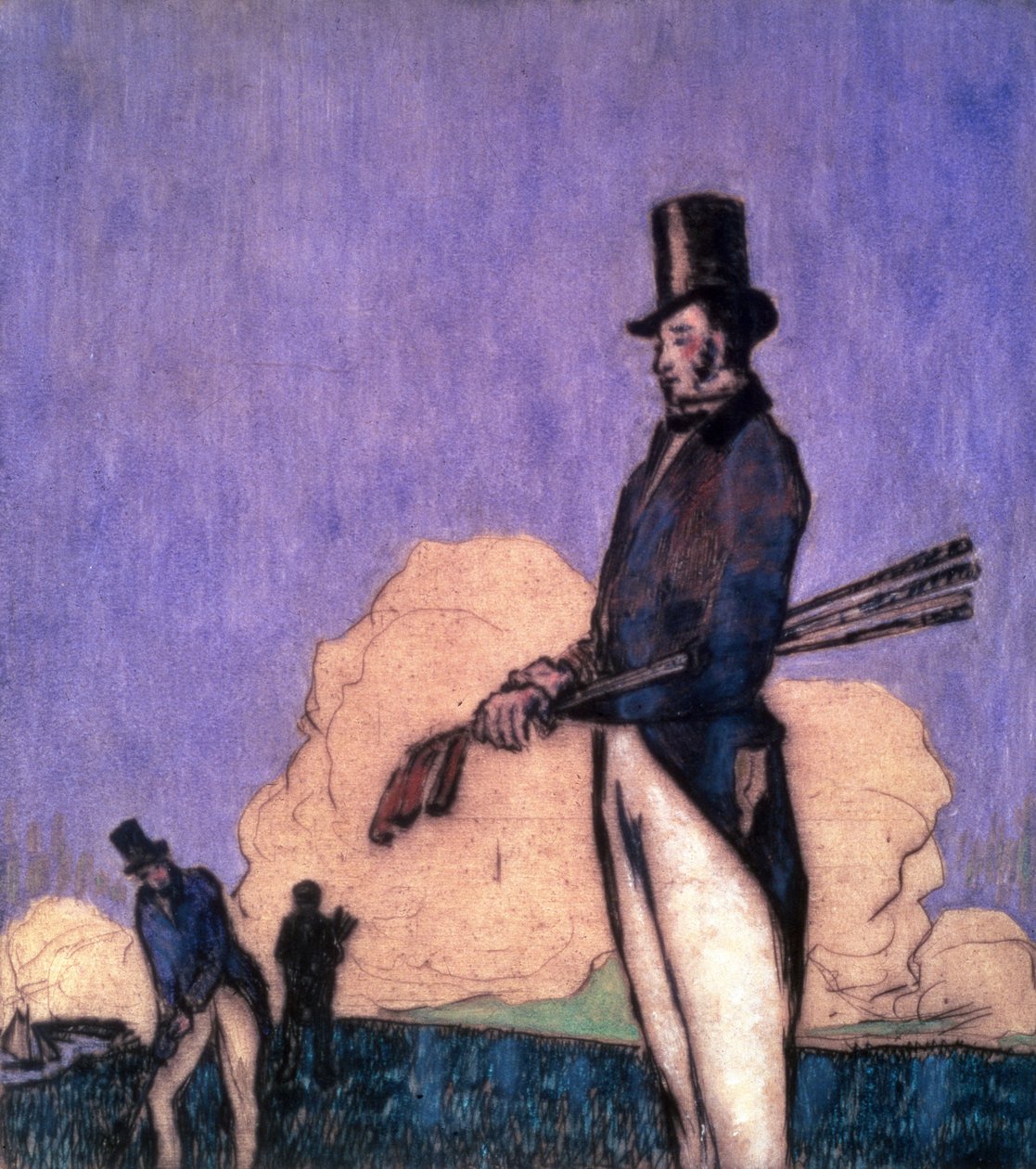 Studie av golfere av William Nicholson