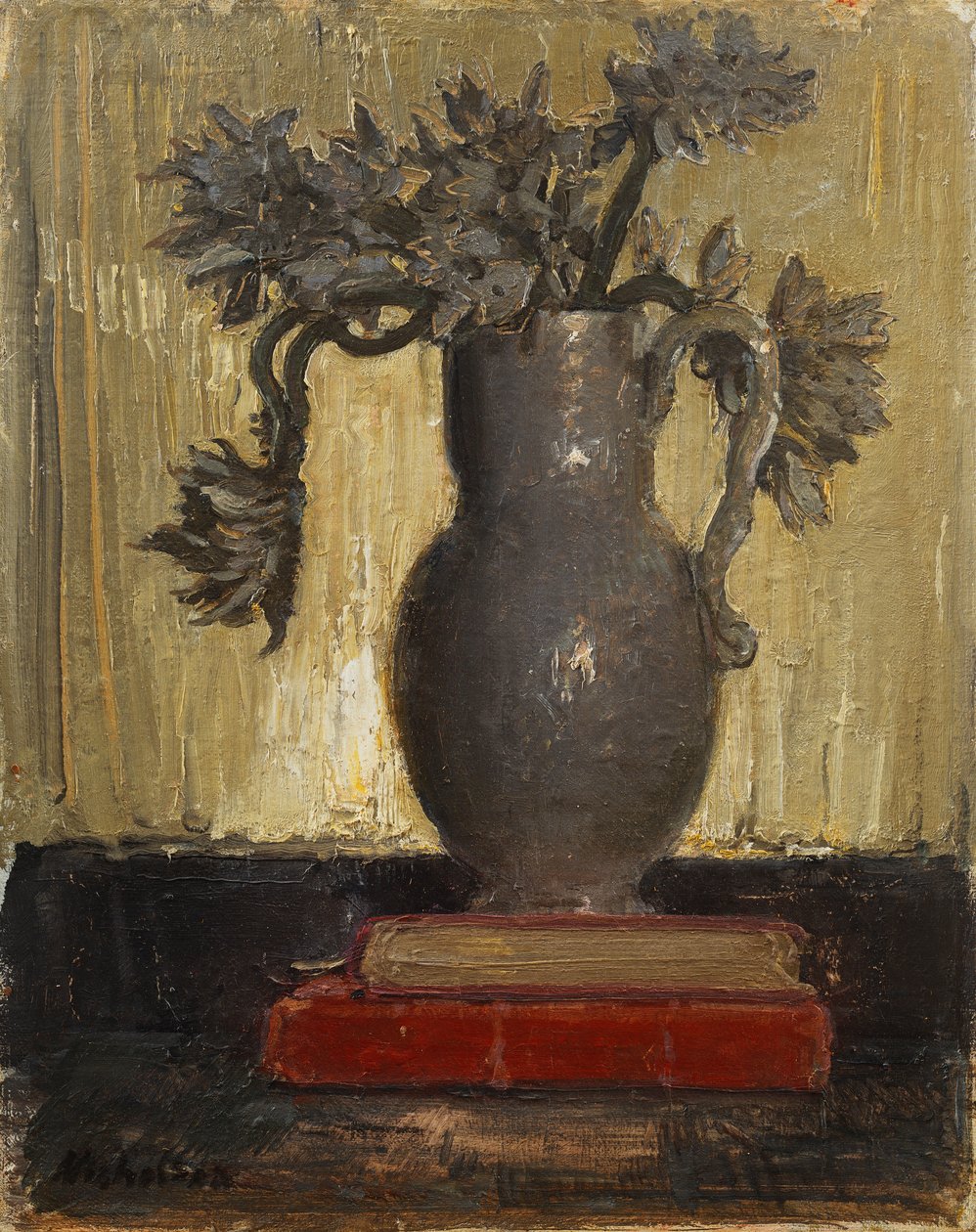 The Grey Jug, ca. 1941-42 (olje på lerretstavle) av William Nicholson