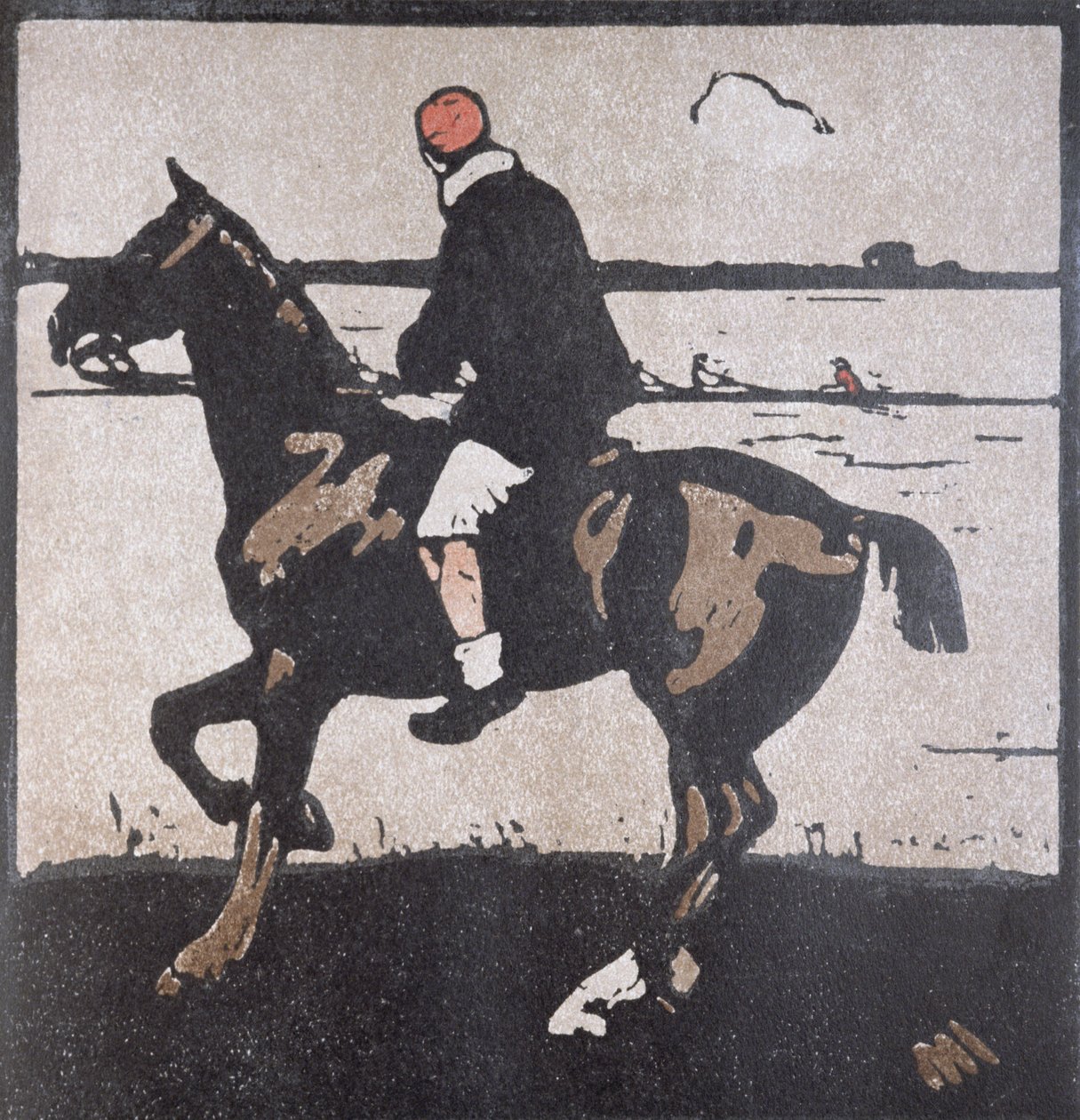April måned: Roing, fra 