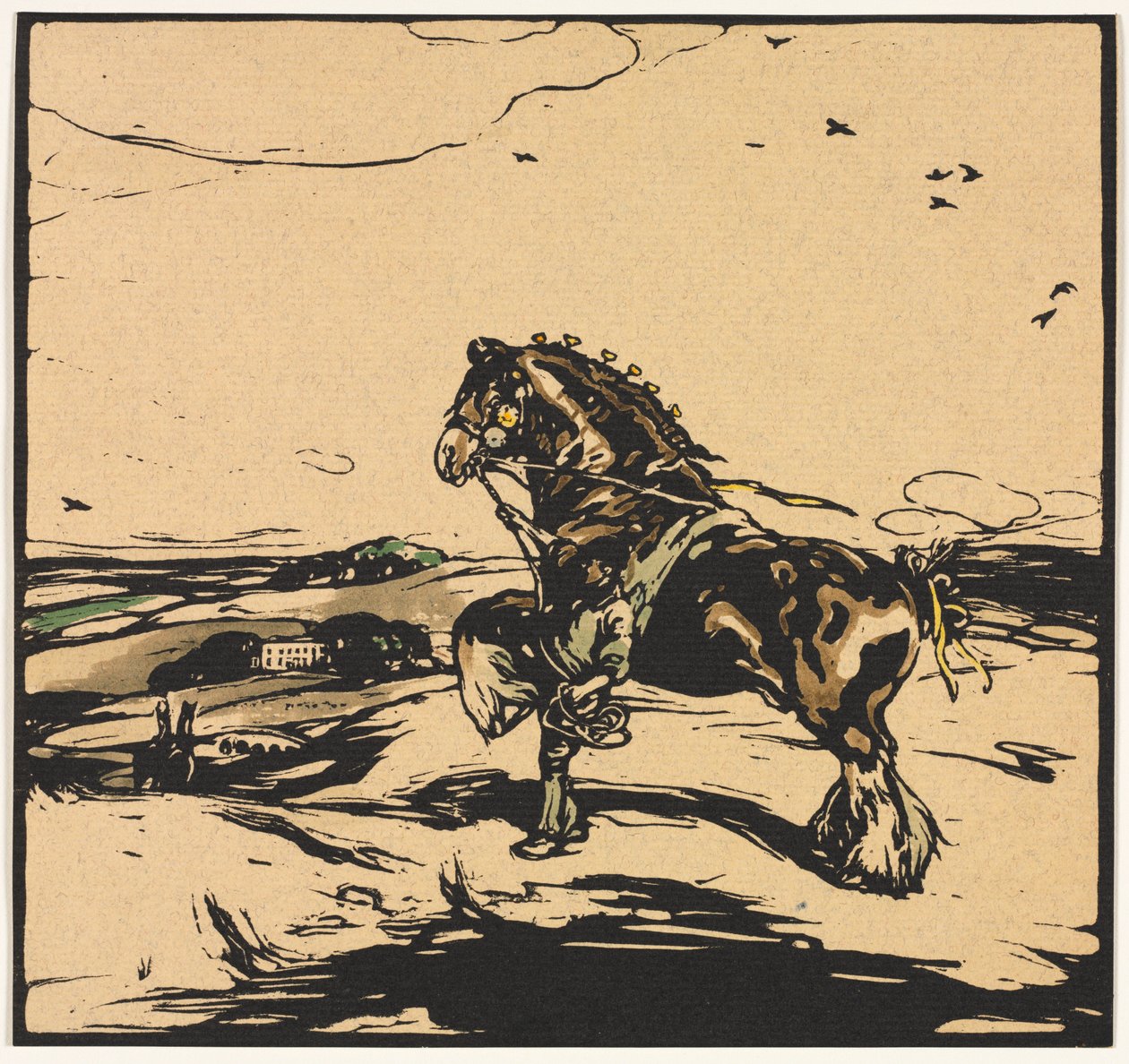 The Shire Horse av William Nicholson