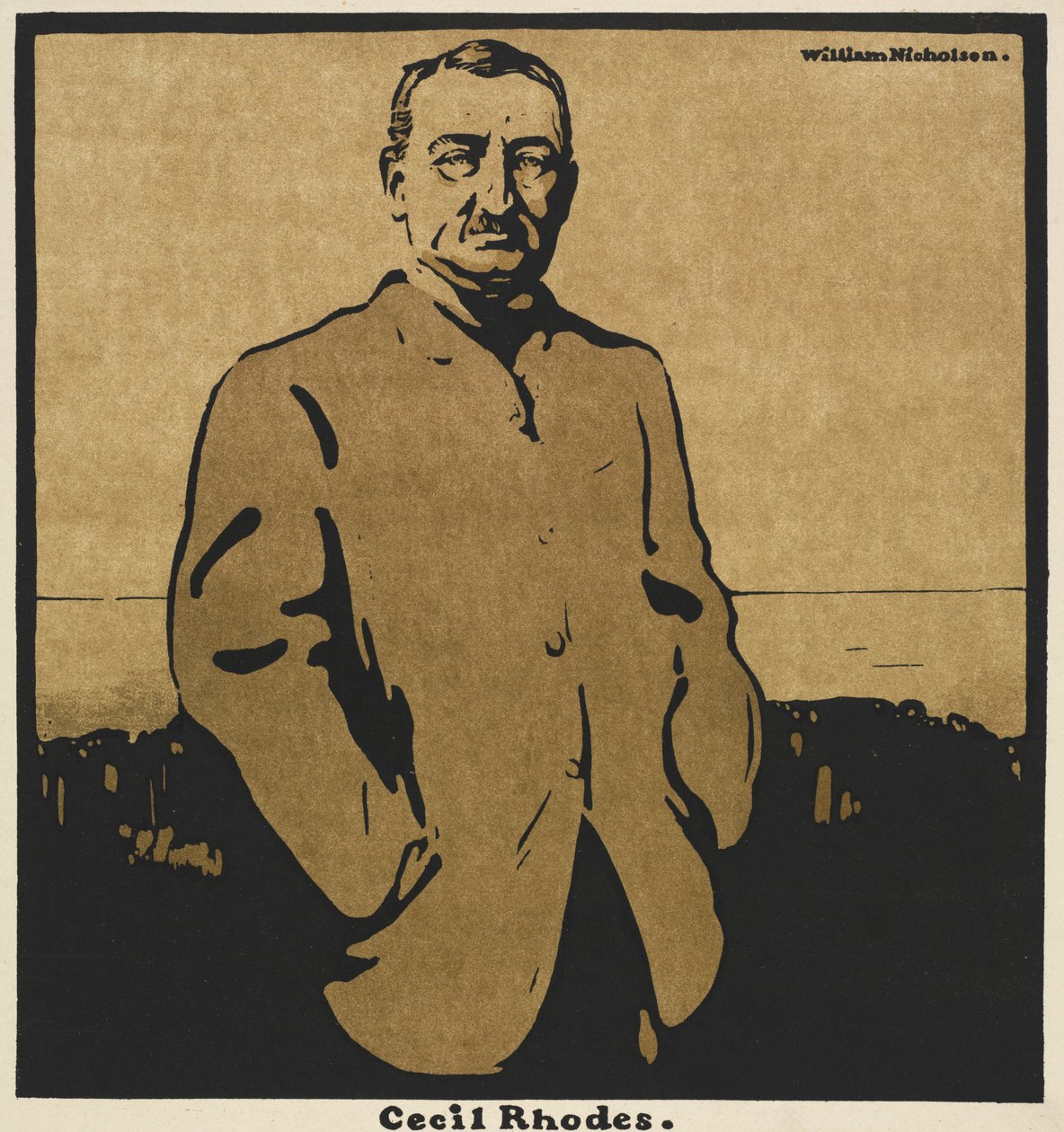 Tolv portretter: Cecil Rhodes av William Nicholson