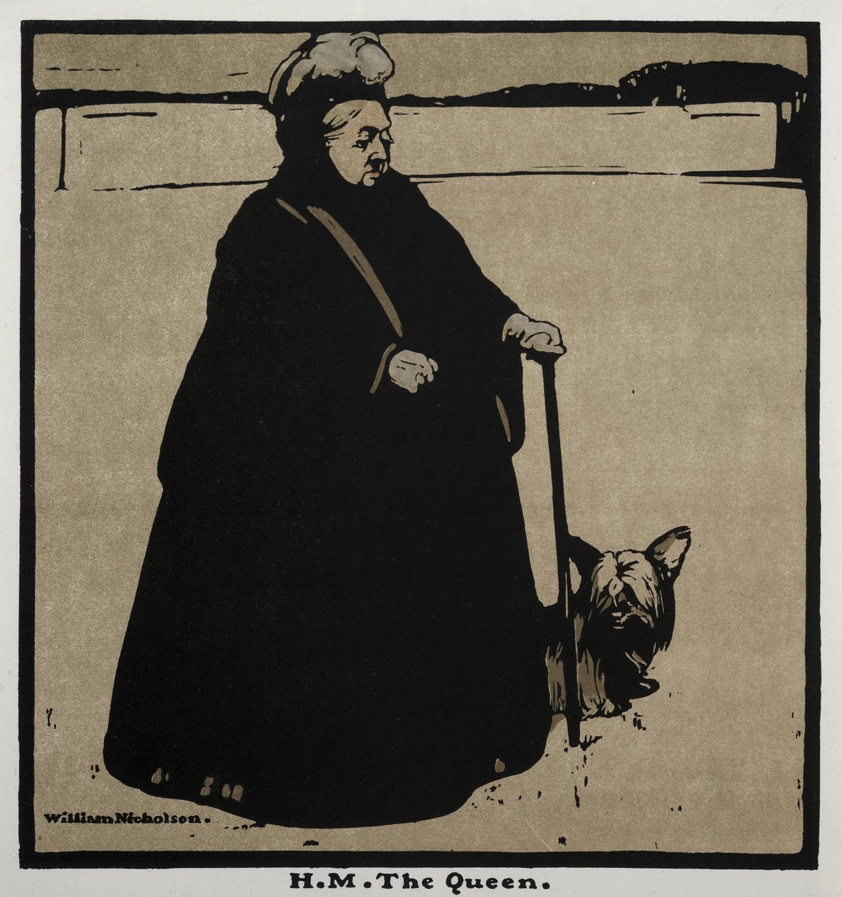Tolv portretter: H. M. Dronningen av William Nicholson