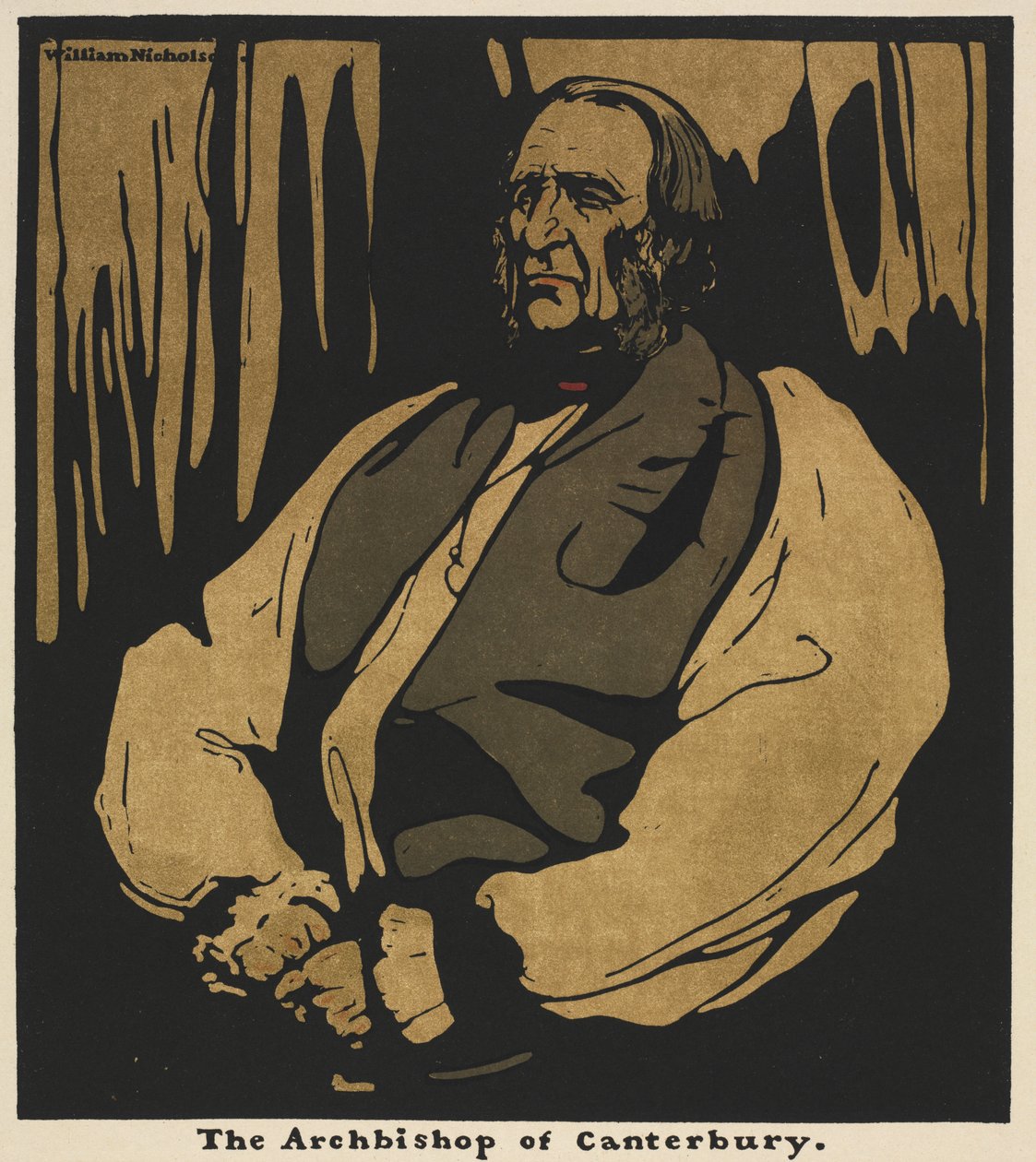 Tolv portretter: Erkebiskopen av Canterbury av William Nicholson