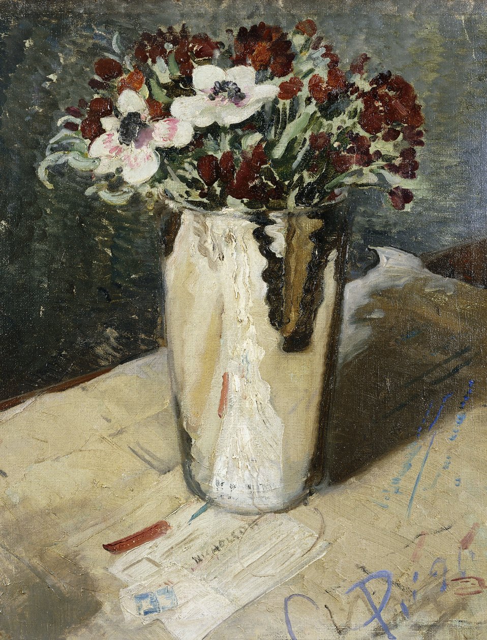 Veggblomster og anemoner av William Nicholson