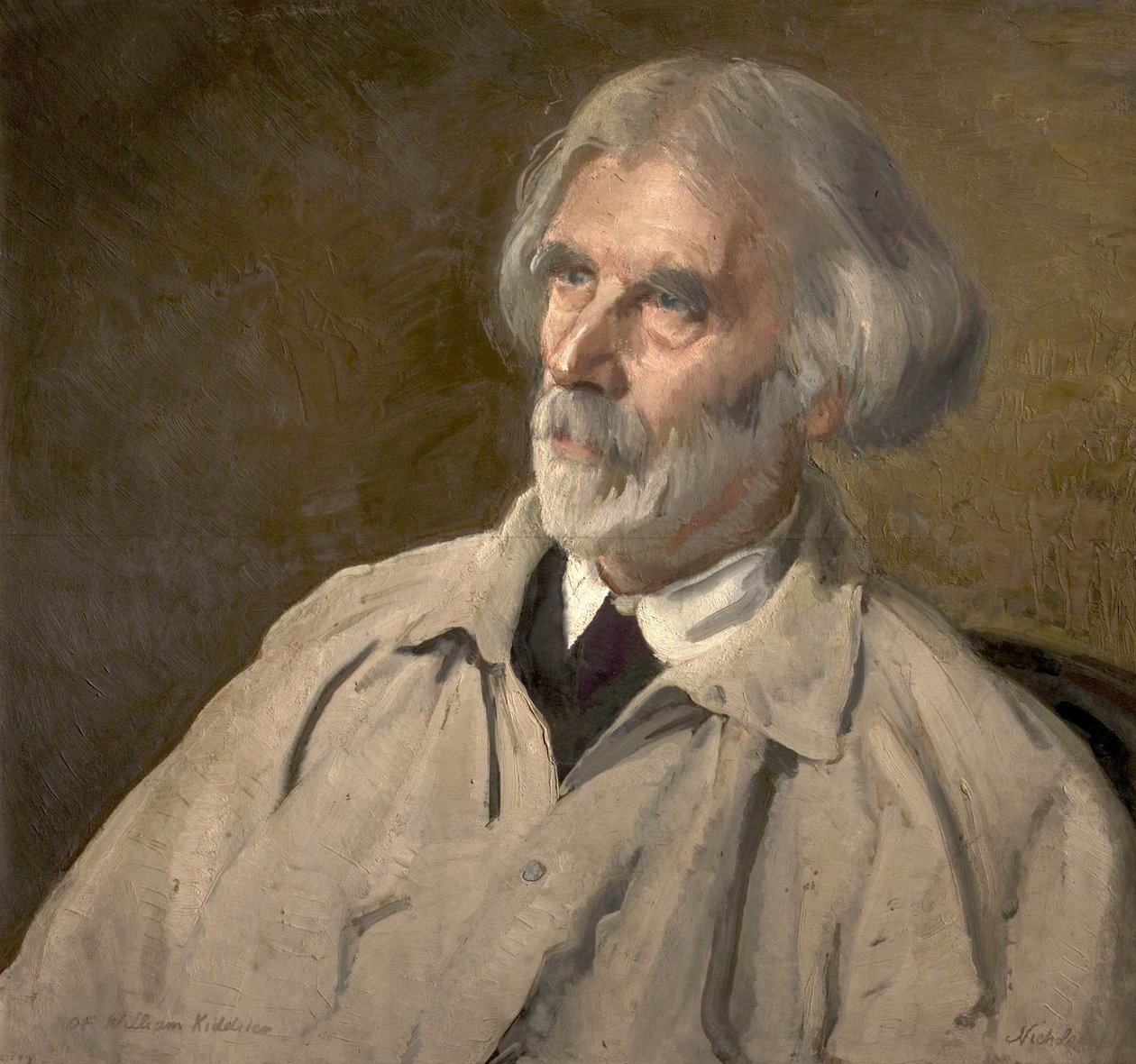 William Kiddier (olje på tre) av William Nicholson