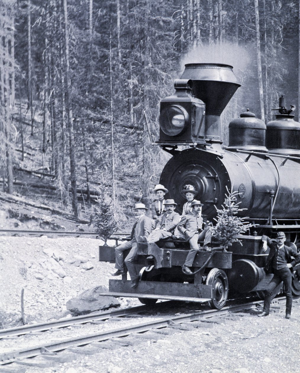Canadian Railway Pioneers, rundt 1890 - foto av Nottman av William Notman