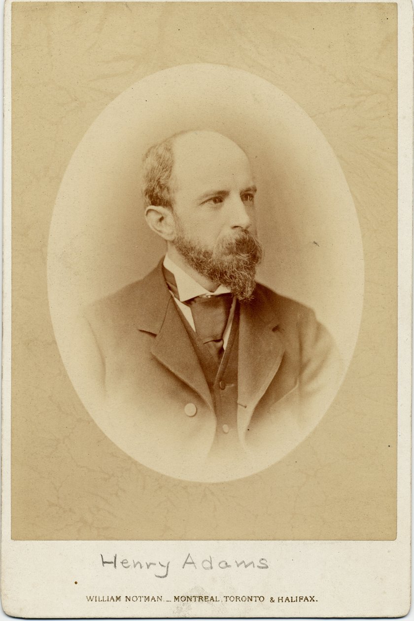 Henry Adams (1838–1918), amerikansk historiker (albumfoto) av William Notman