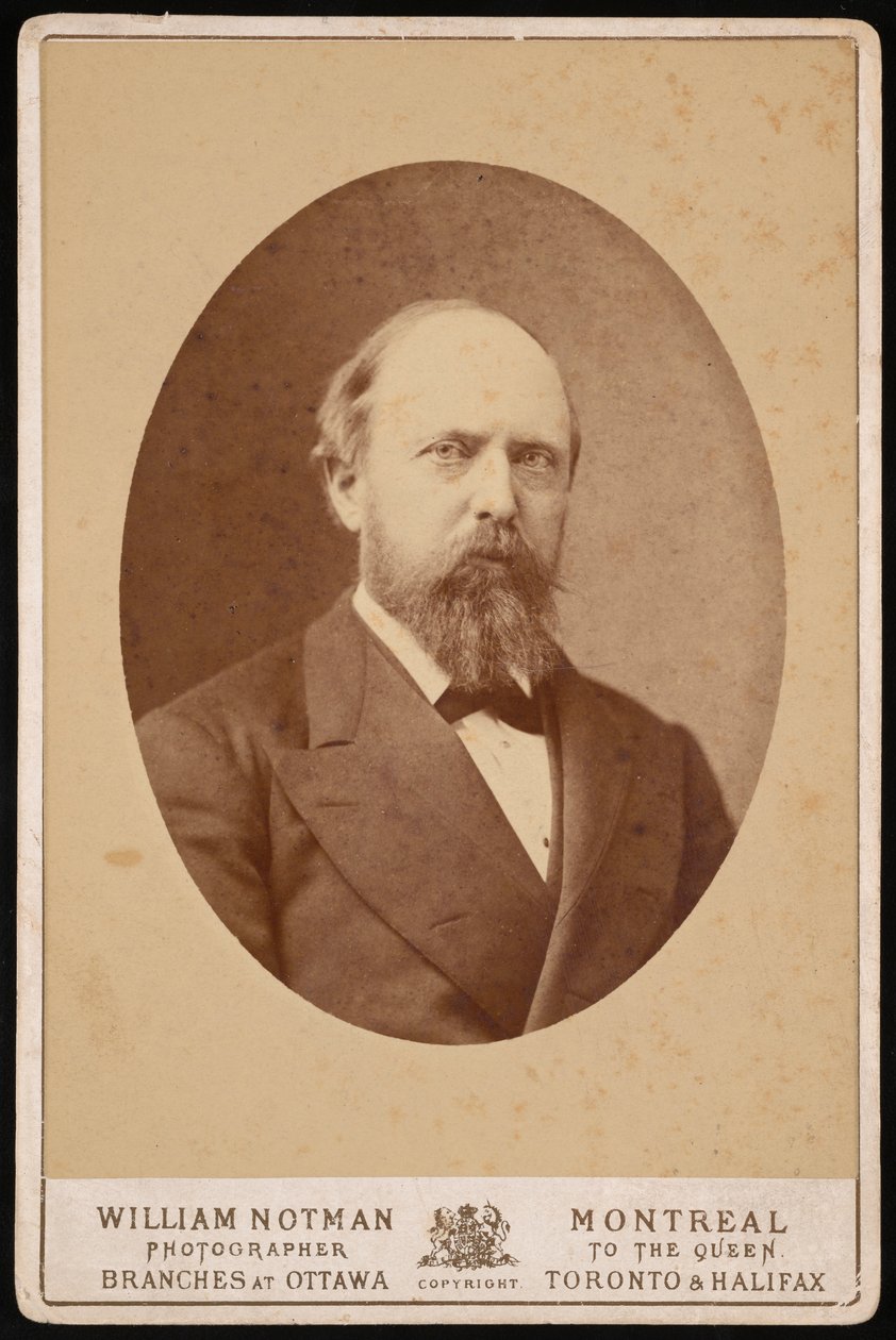 Portrett av Othniel Charles Marsh 1831-1879, cirka 1875. av William Notman