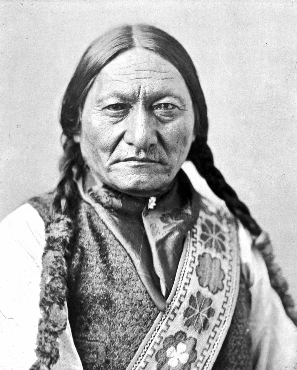 Portrett av Sitting Bull, indisk høvding av William Notman