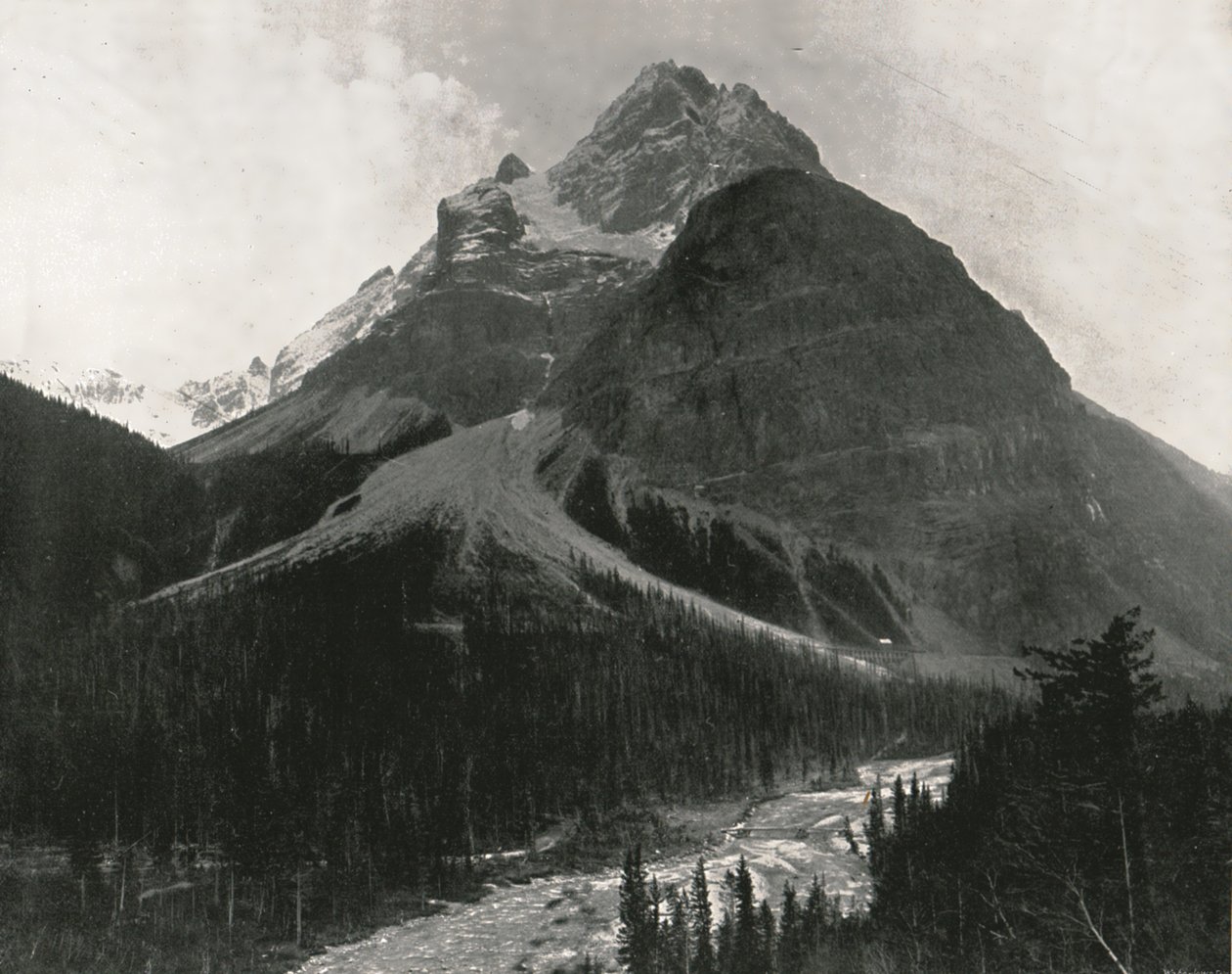 Rockies: Mount Stephen, Canada, 1895. av William Notman and Son