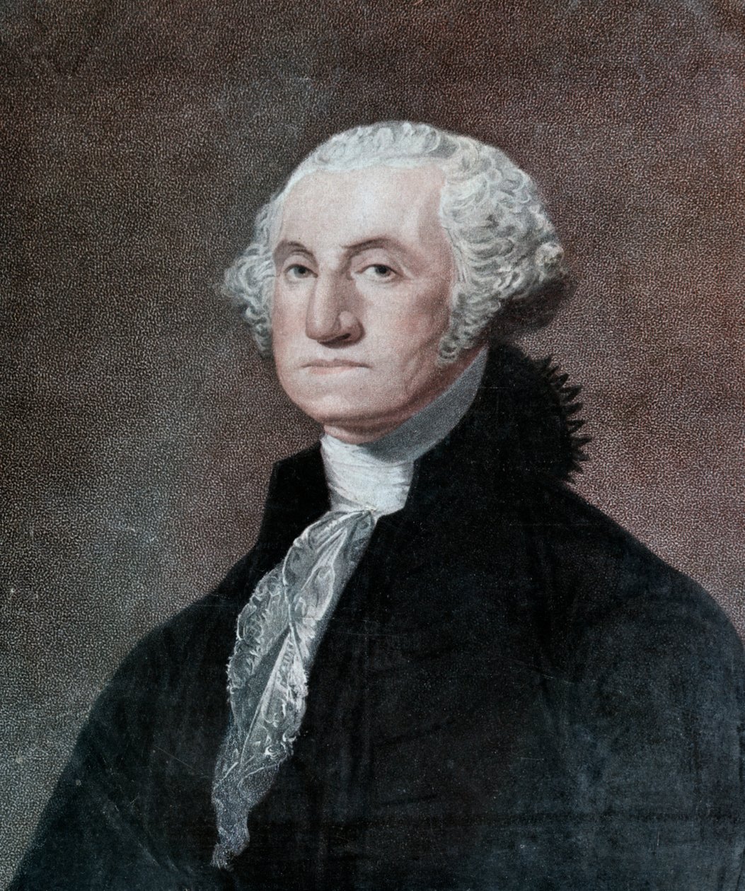 George Washington, USAs første president, c1798 1912. av William Nutter