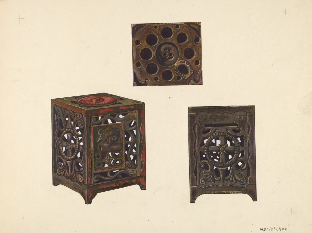 Safe Bank, ca. 1938. av William O. Fletcher