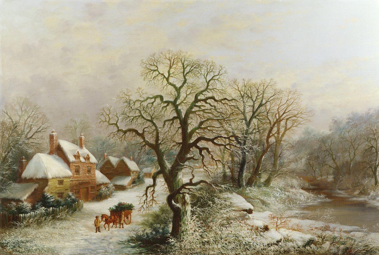 Holly Cart, 1800-tallet av William Oliver Stone