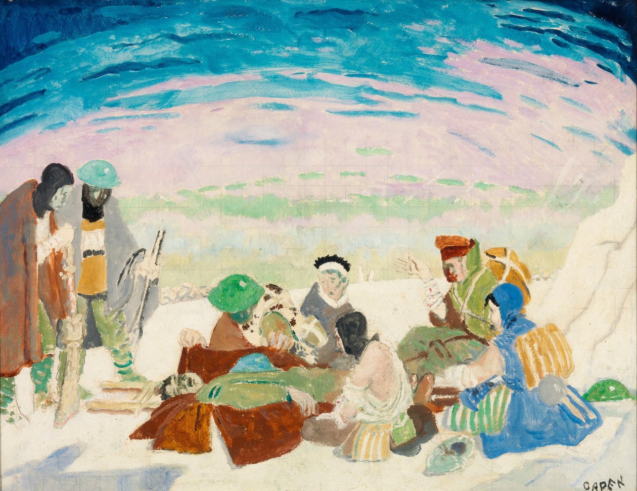 Død i snøen av William Orpen