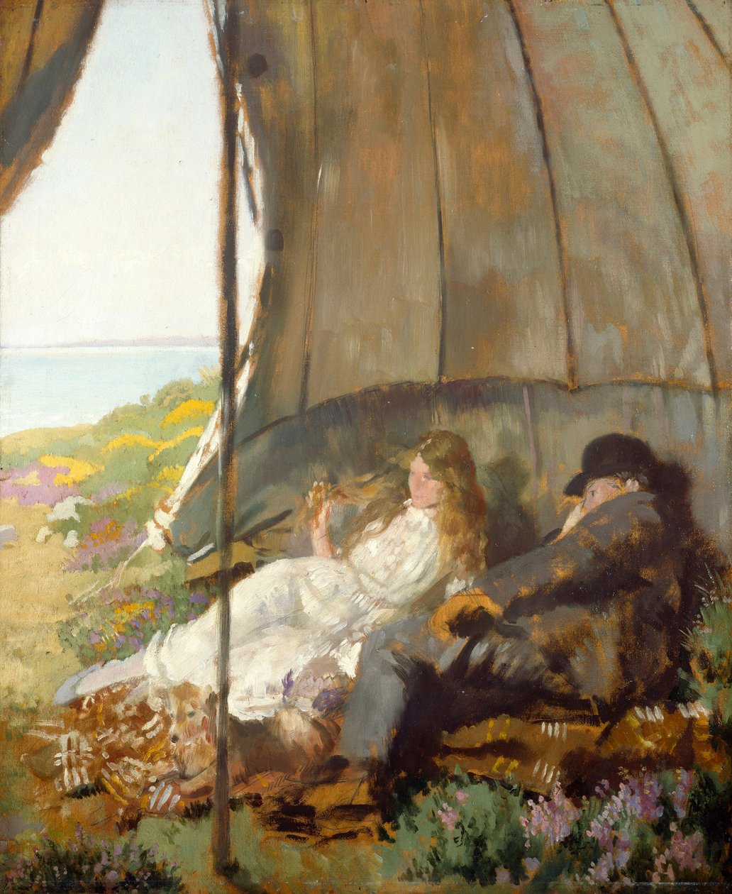 Ser på havet av William Orpen