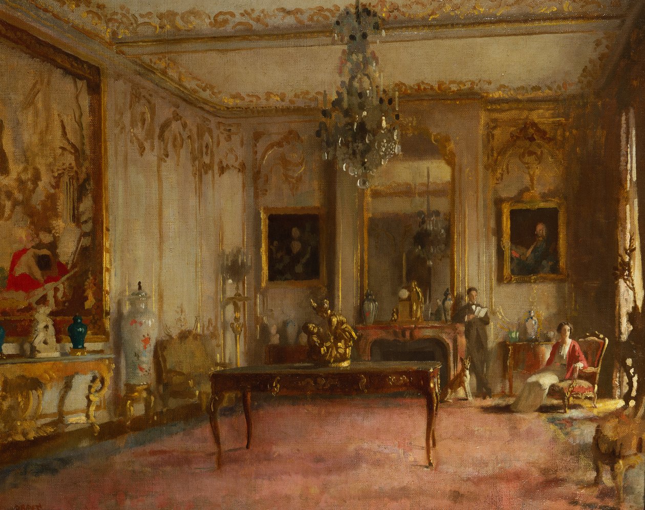 Park Lane interiør av William Orpen