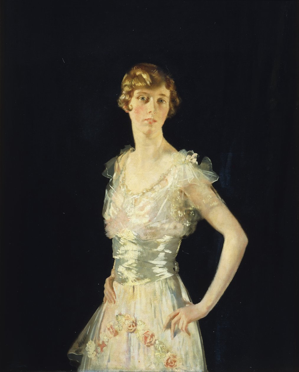 Portrett av Gardenia, trekvart lengde, 1915 av William Orpen