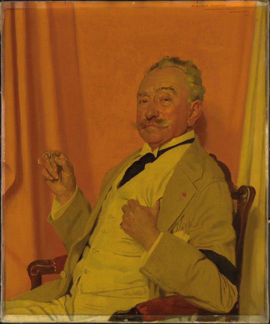 Portrett av Roland Knoedler, 1922 av William Orpen