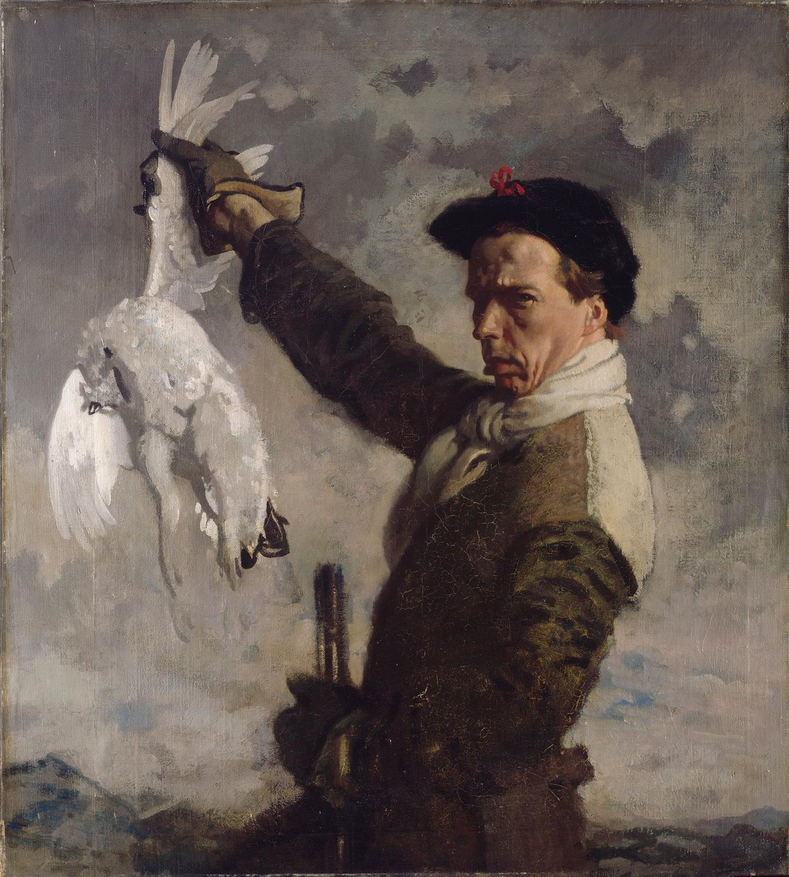 Den døde fjellrypen (et selvportrett) av William Orpen