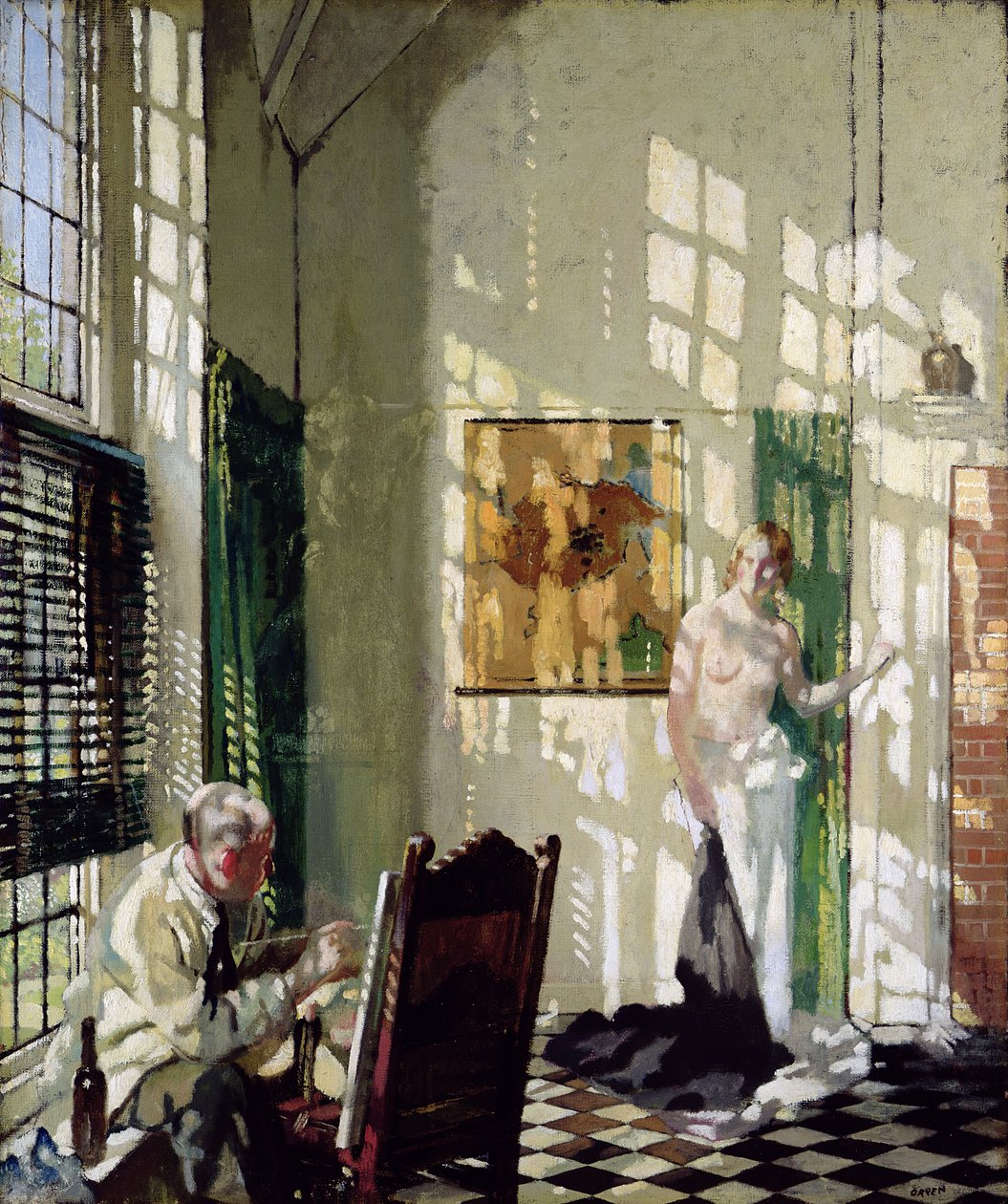 The Studio (olje på lerret) av William Orpen