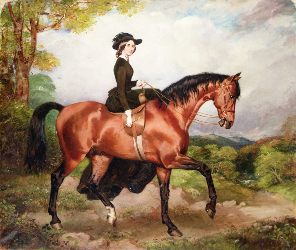 Portrett av fru Thomas Conolly fra Castletown Co.Kildare (olje på lerret) av William Osbourne