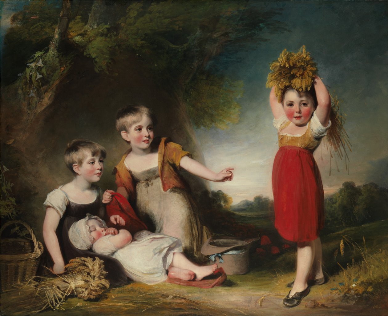 Barnebarna til Sir William Heathcote, 3. Baronet. av William Owen