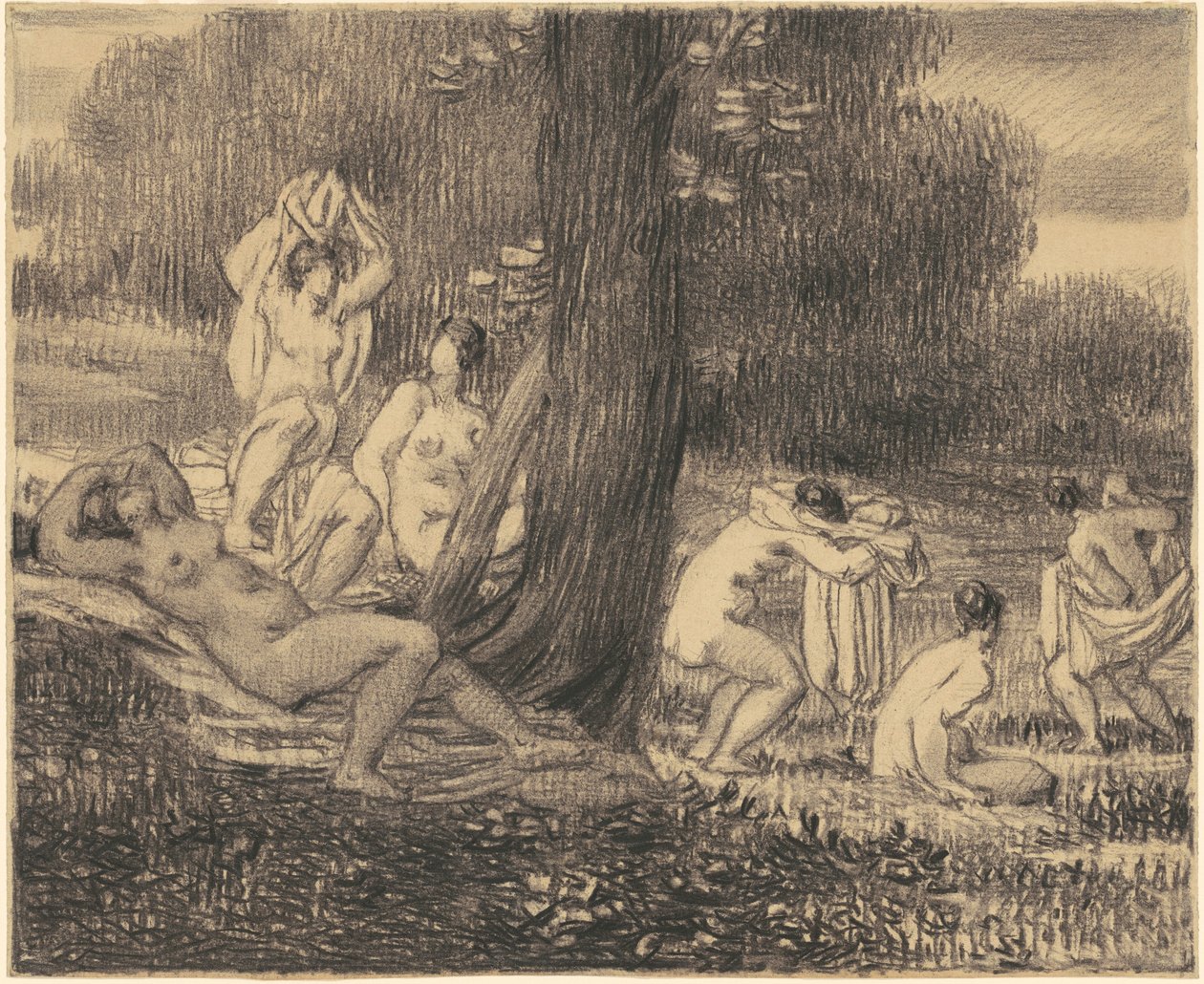 Badende av William P. Babcock