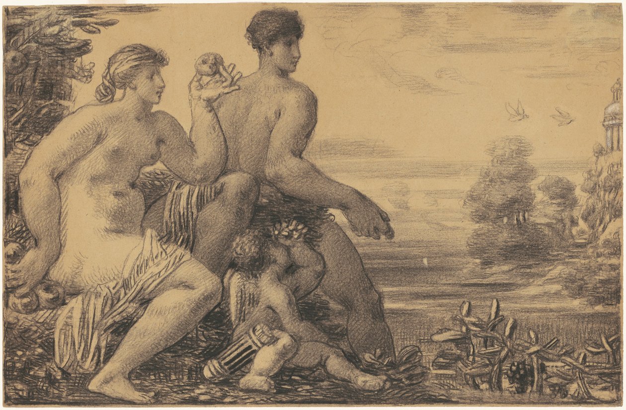 Venus, Mars og Amor av William P. Babcock