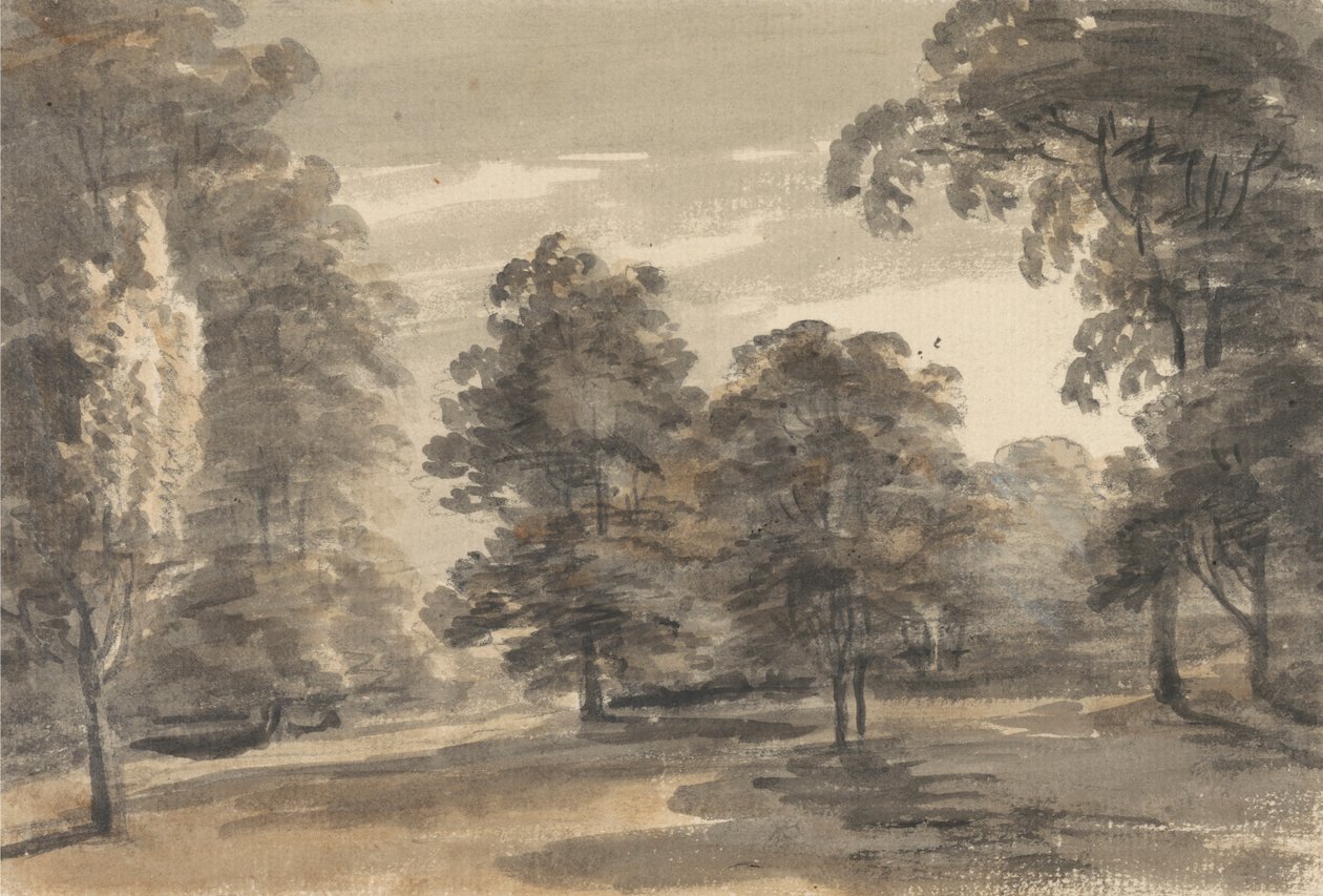 A Glade in a Wood av William Pars