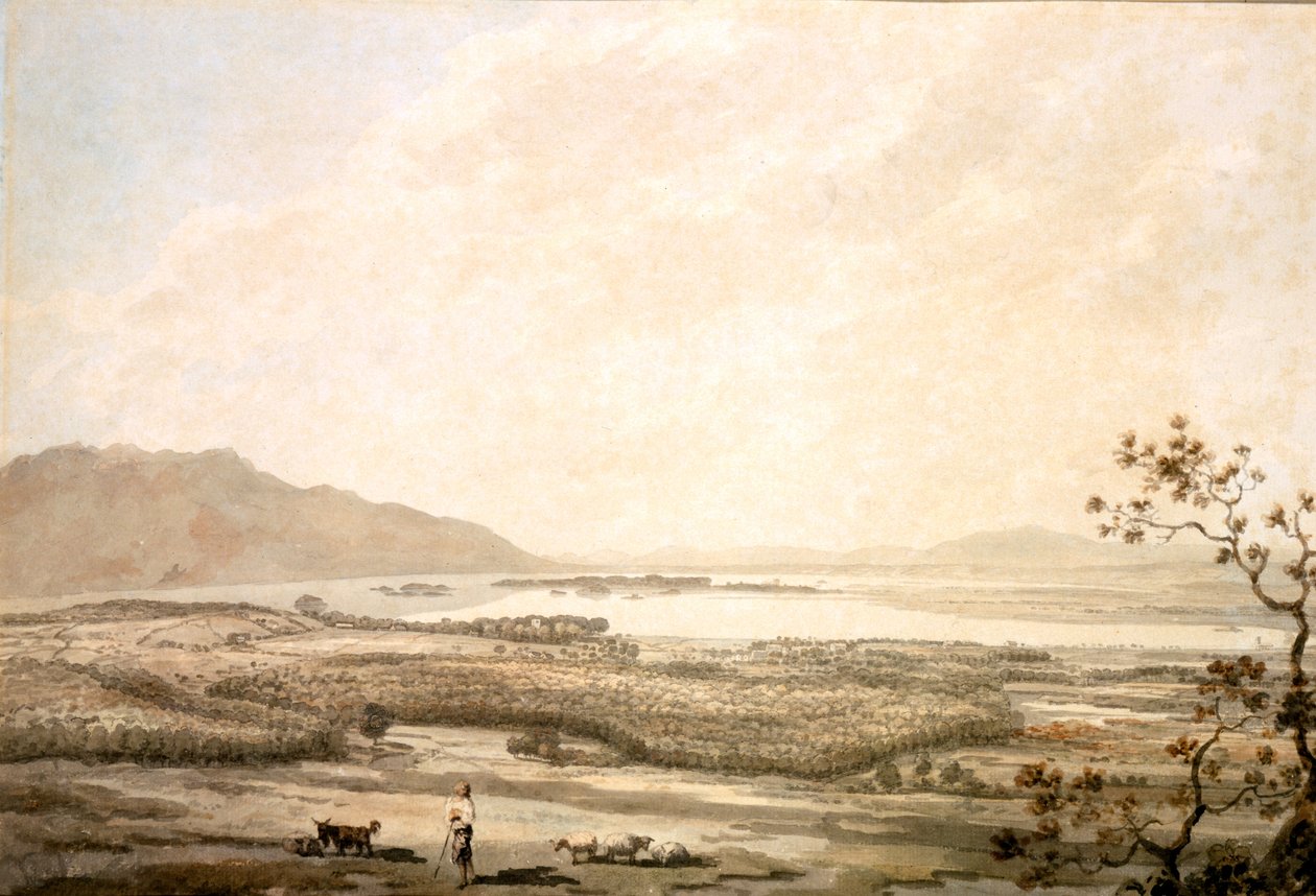 Killarney fra åsene ovenfor Muckross av William Pars