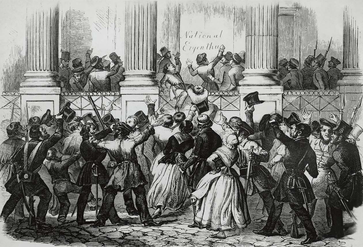 Revolusjon i Berlin foran Vilhelm I