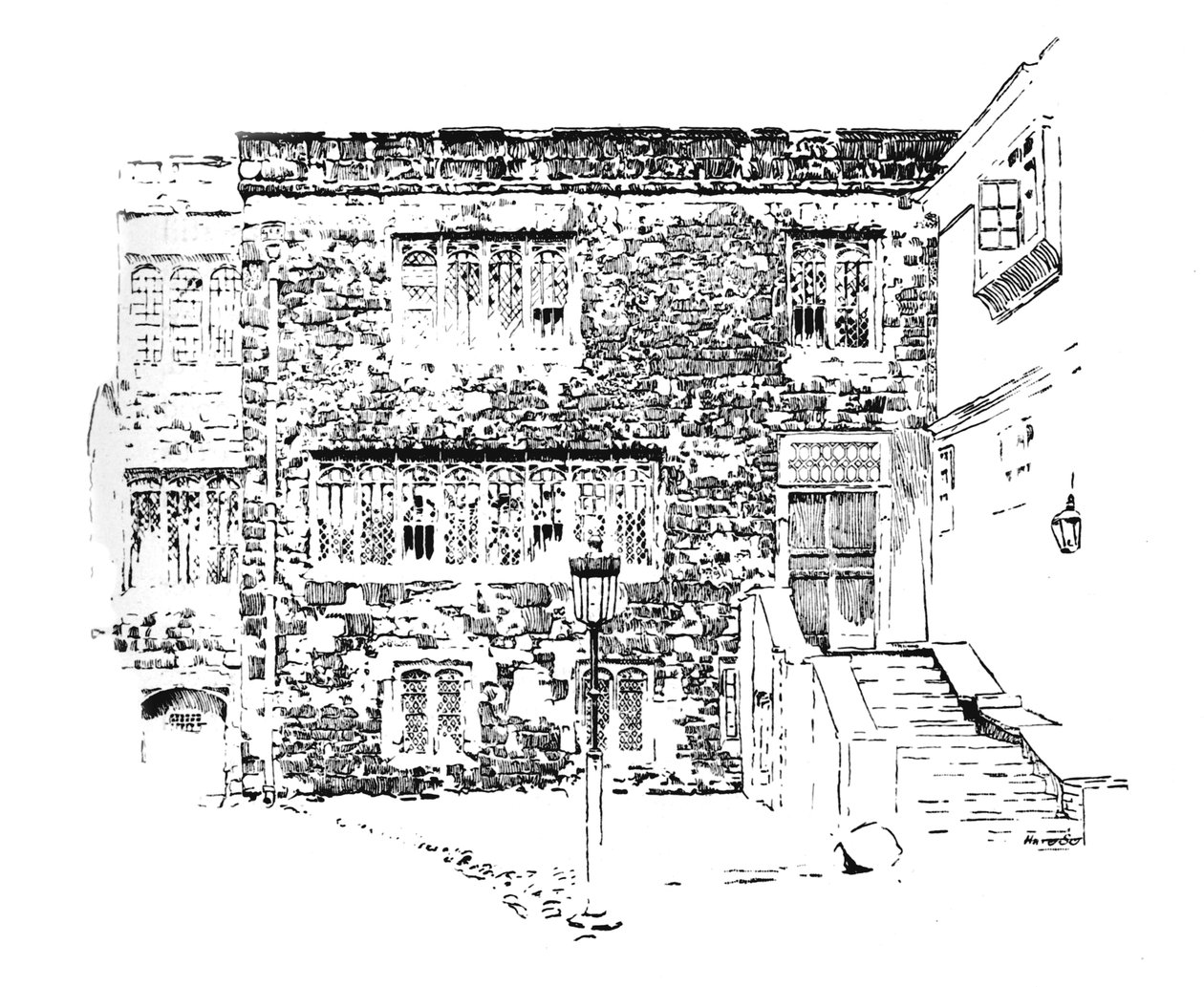 Jerusalem-kammeret. Abbots Residence, Westminster, c1897 av William Patten