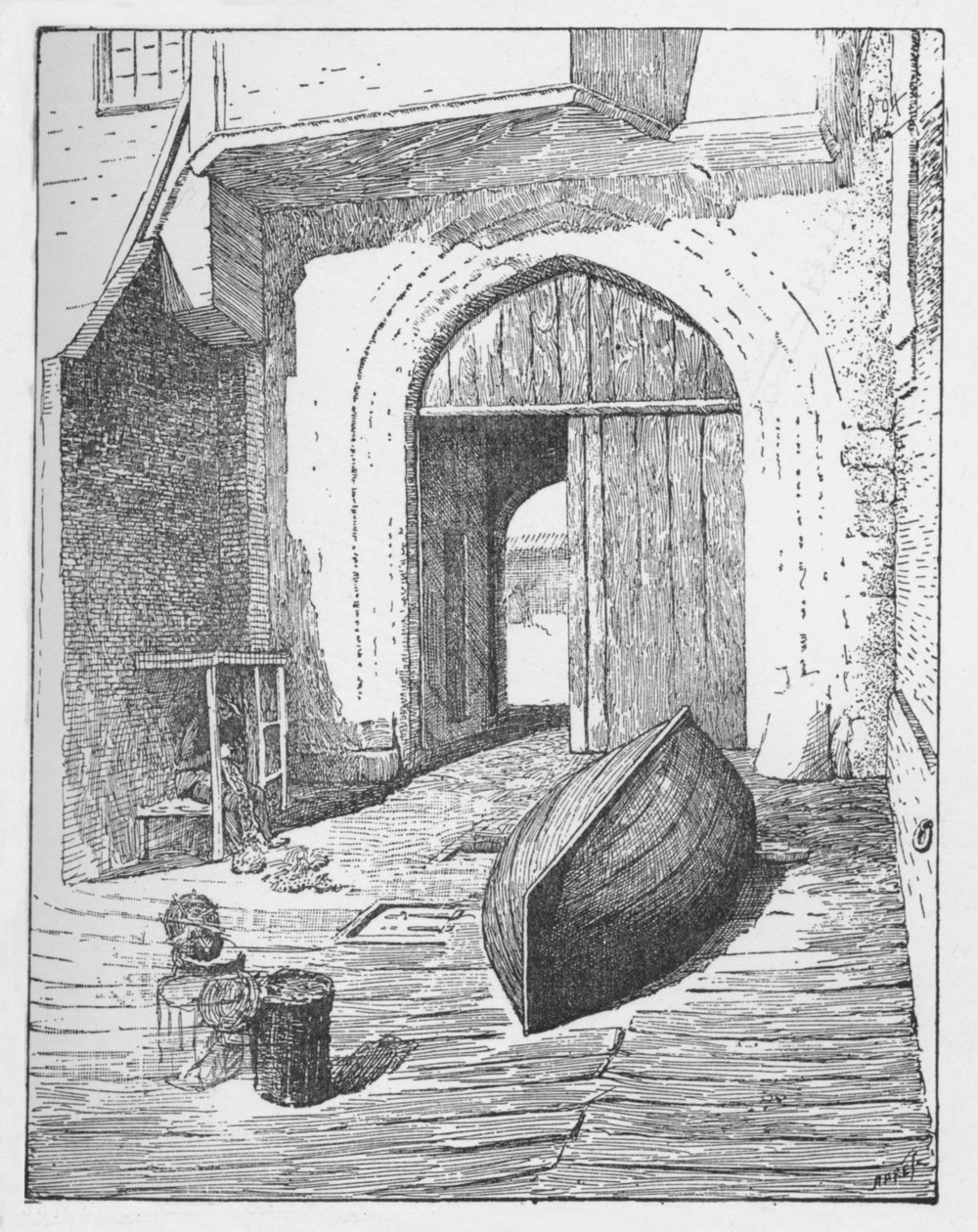 Vannporten, New Palace Yard, c1897 av William Patten
