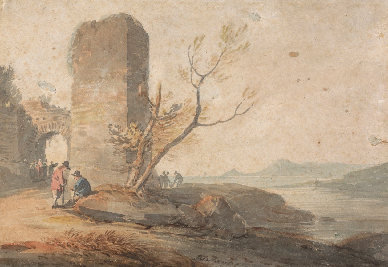 Figurer av en ødelagt bue av William Payne