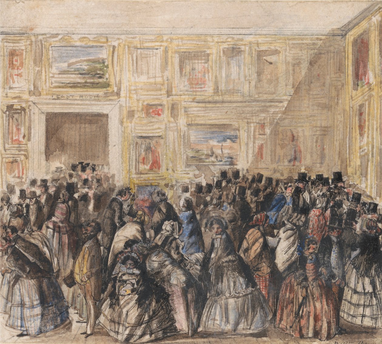 Privat utsikt over Royal Academy av William Payne