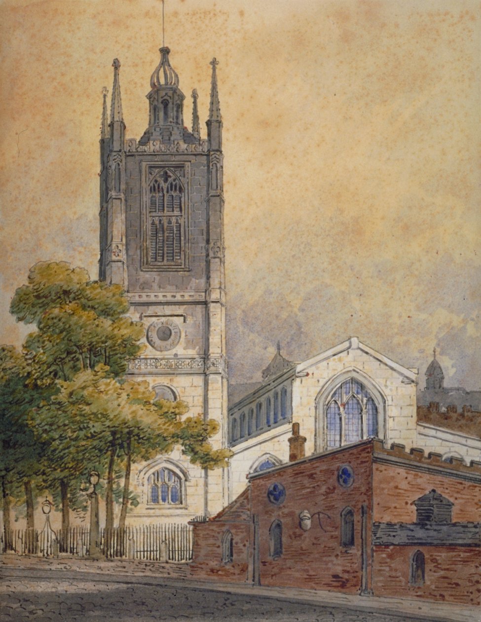 Church of St Margaret, Westminster, London, c1810 av William Pearson