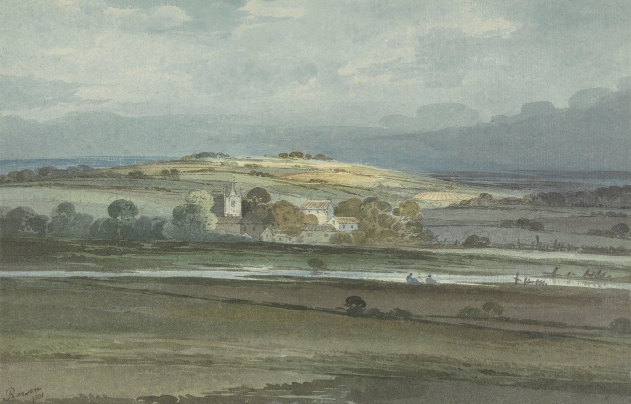 Fra Boxley Hill nær Maidstone av William Pearson