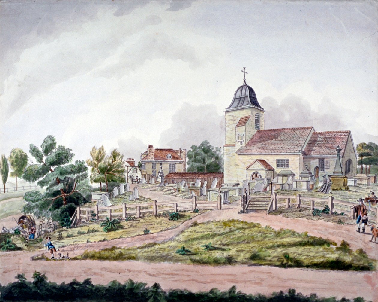 St Pancras Old Church, London, 1761 av William Pennington