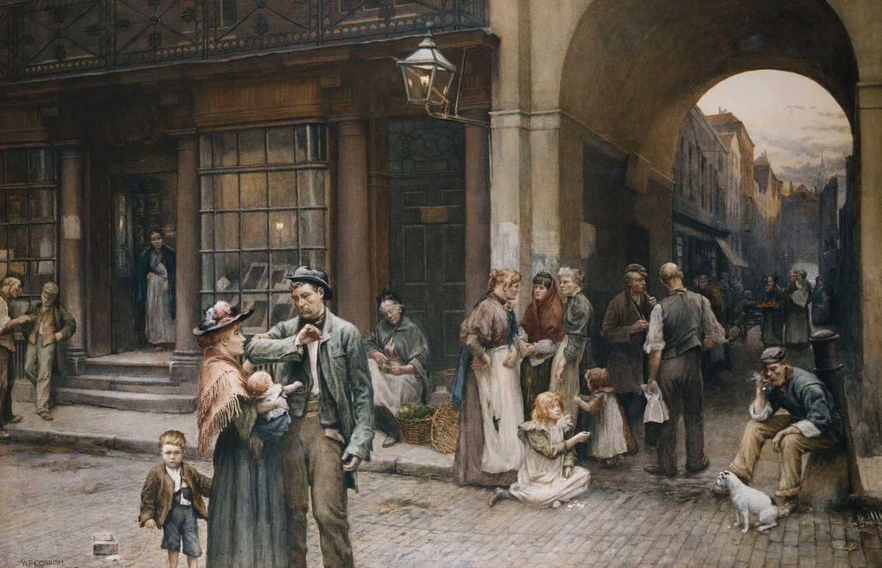 Lørdag kveld, 1898 av William Permeanus Cornish