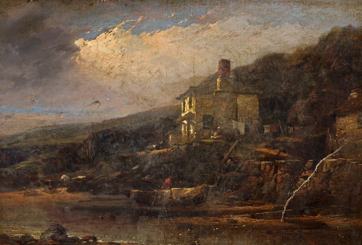 Fishing Cottage, Allsands, South Devon av William Pitt