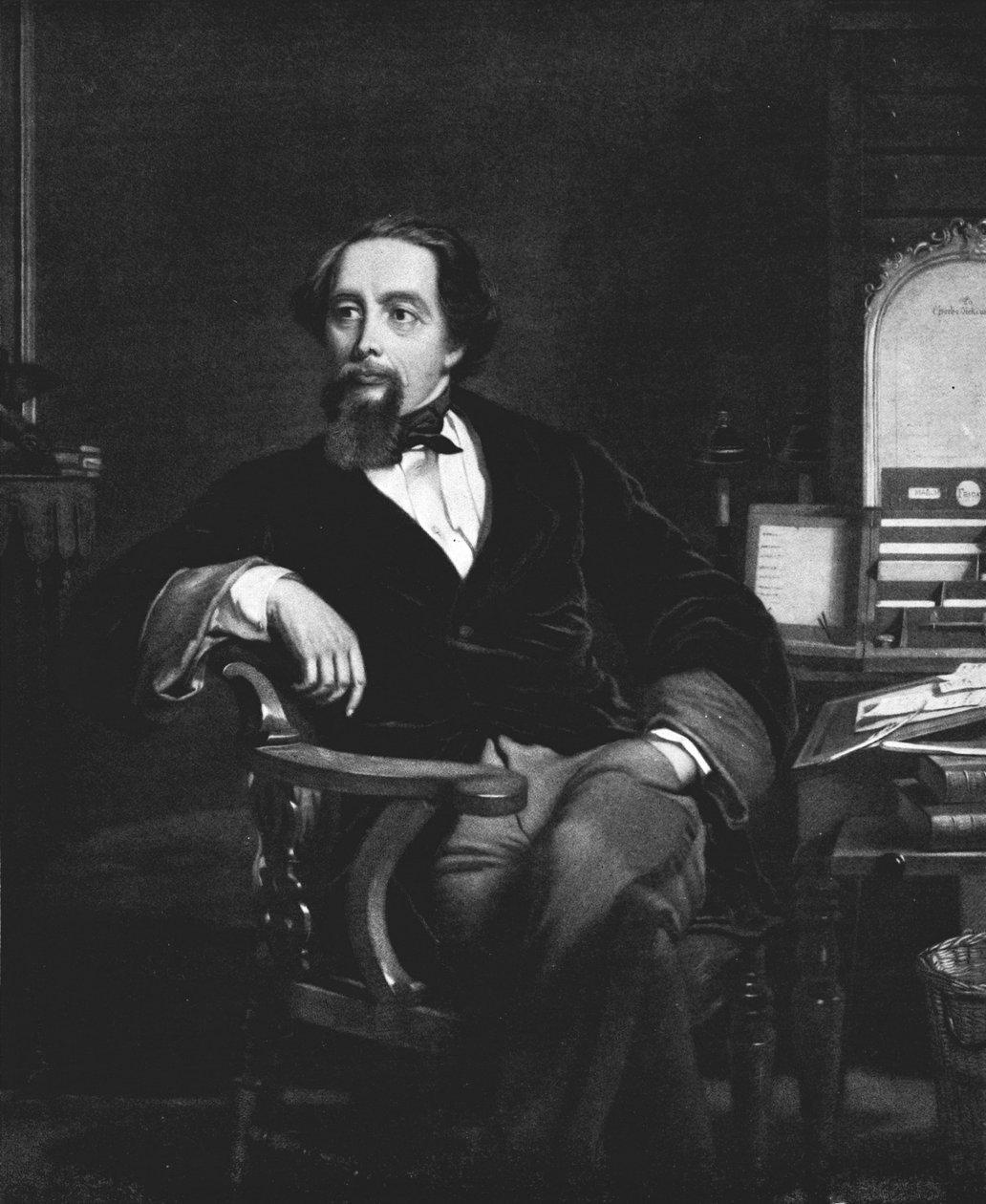 Charles Dickens 1812-1870, 1859, 1912 av William Powell Frith