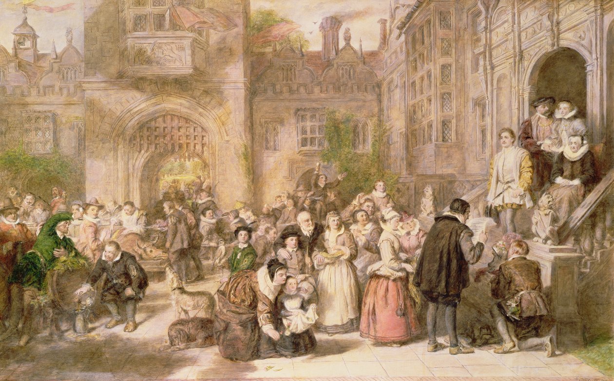Blir voksen i gammel tid av William Powell Frith