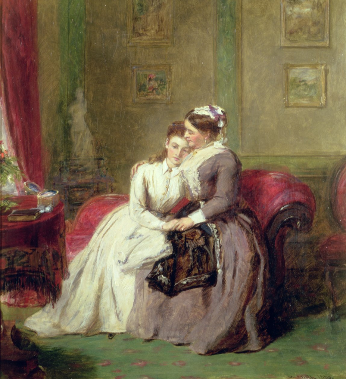 Håp og frykt, 1869 av William Powell Frith