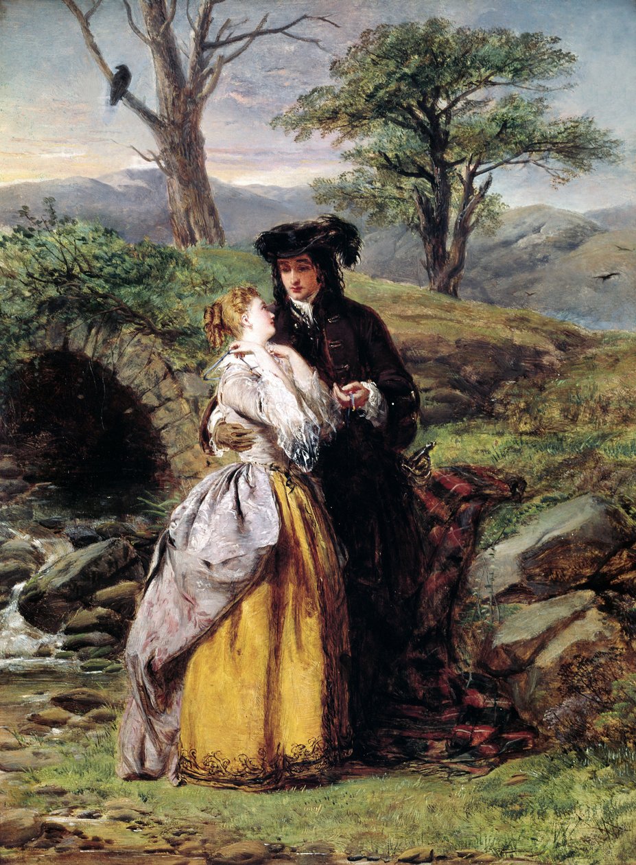 Lammermoors forlovede, inspirert av Gaetano Donizettis opera (maleri av William Powell Frith