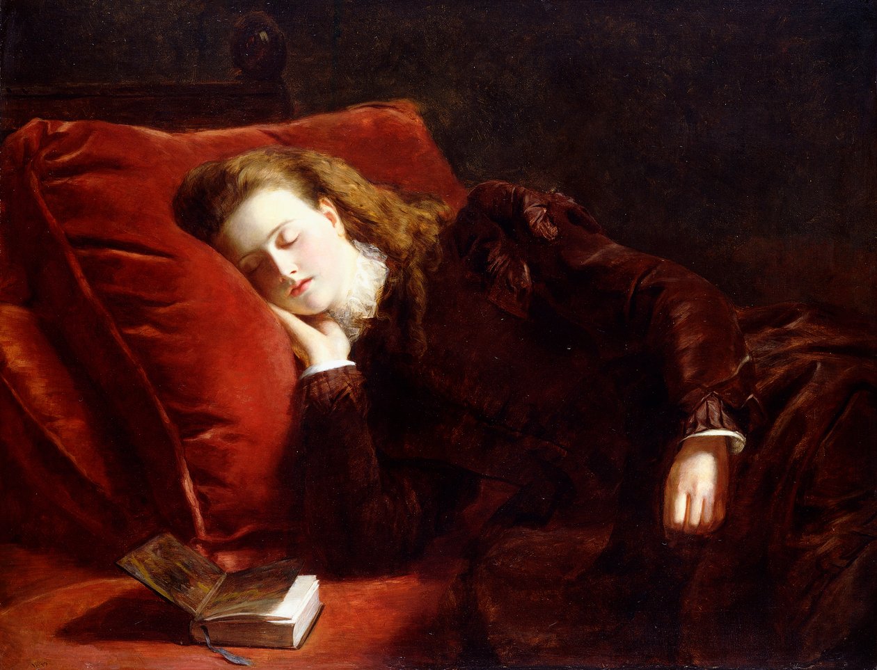 Søvn, 1873 av William Powell Frith