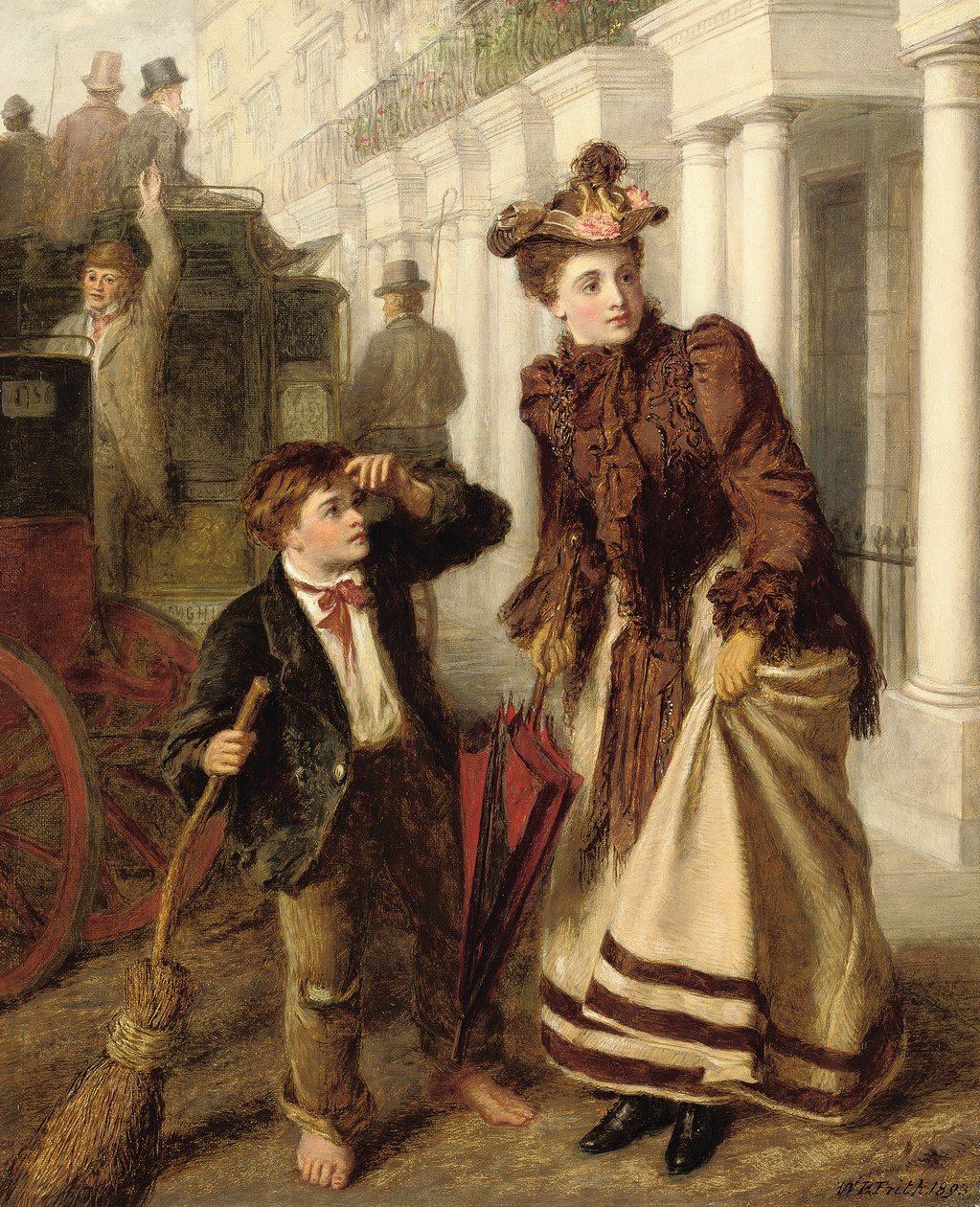 The Crossing Sweeper, 1893 av William Powell Frith