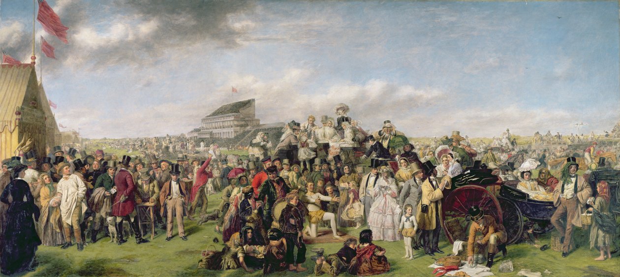 Derbydagen (1856) av William Powell Frith