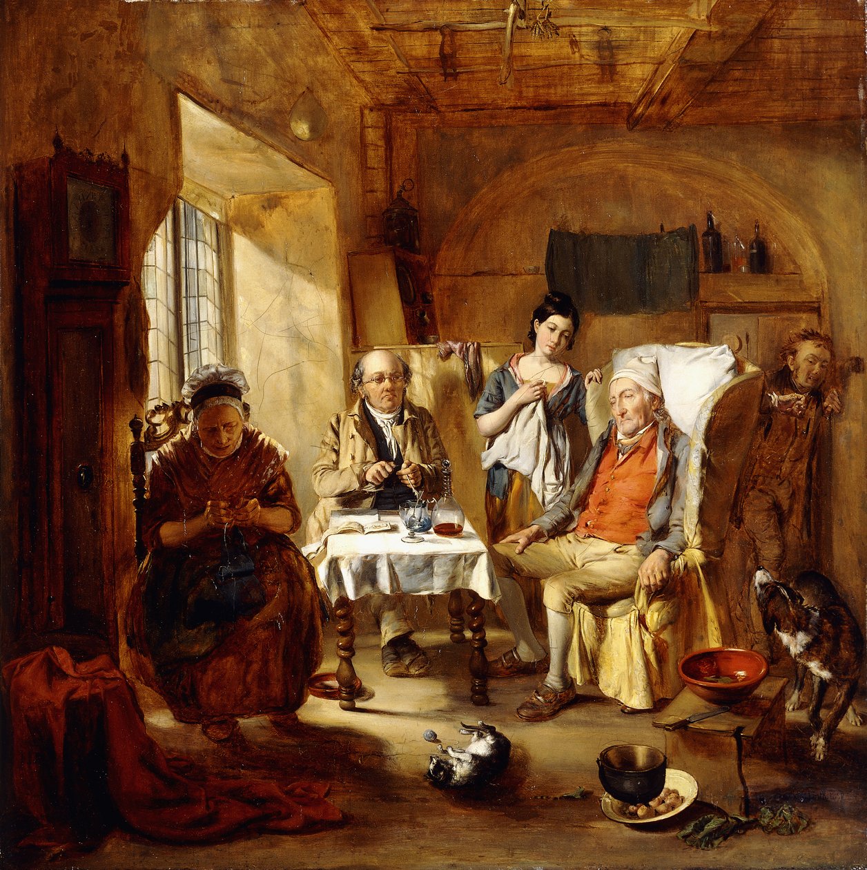 Familieadvokaten, 1857 av William Powell Frith