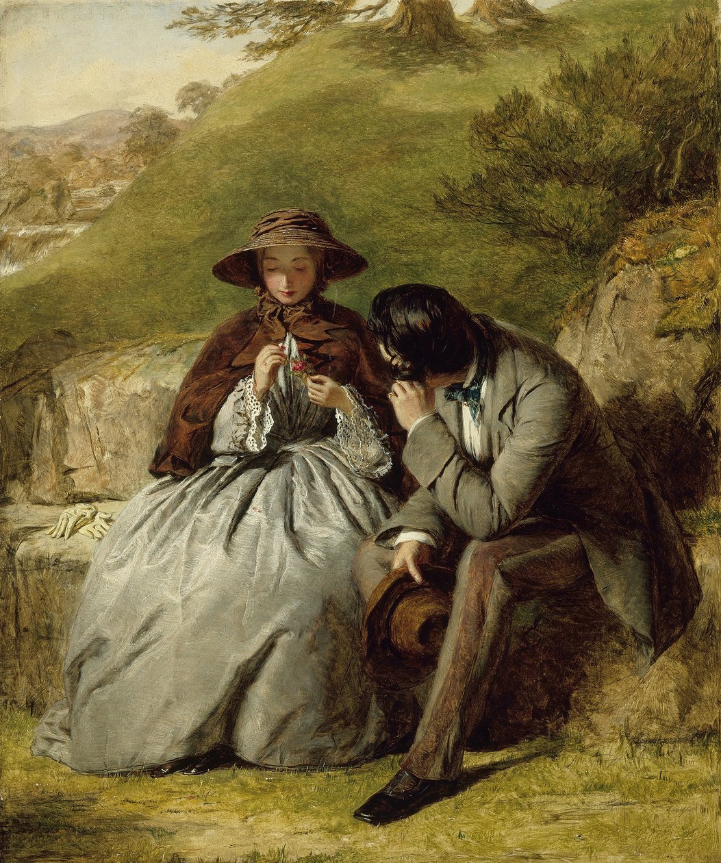 Elskerene av William Powell Frith