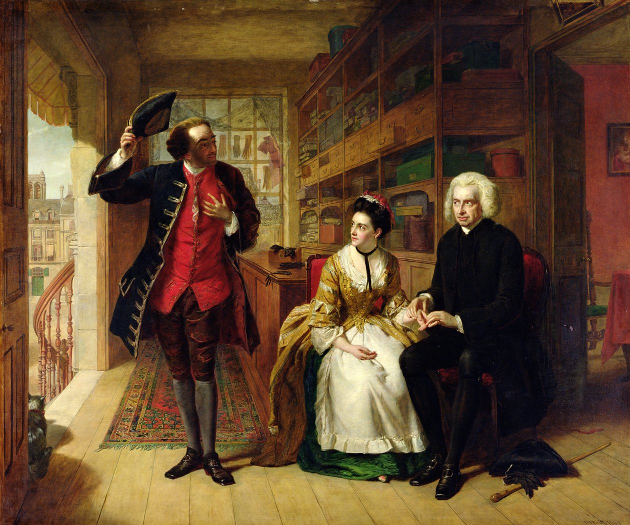 Pulsen, ektemannen, 1869 av William Powell Frith